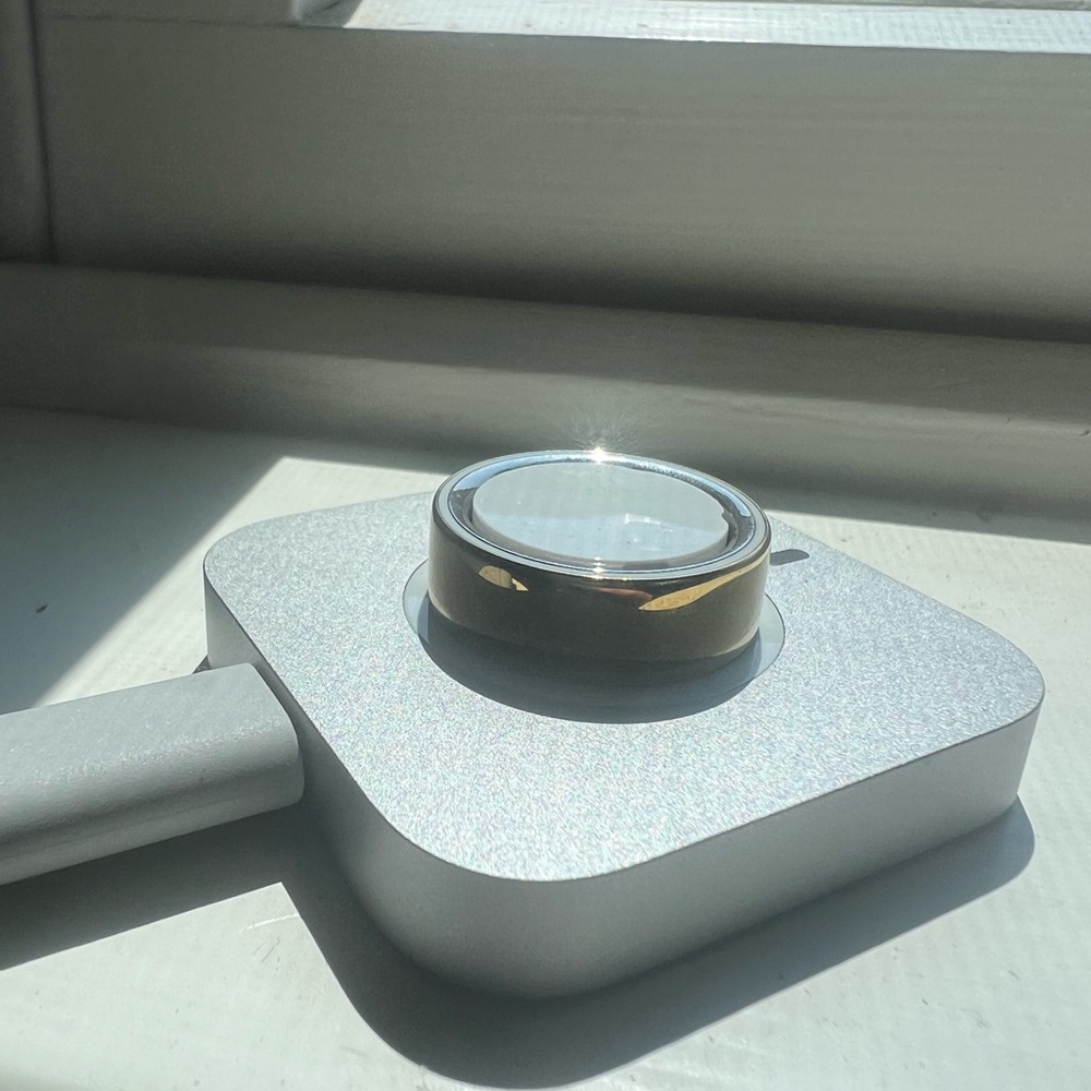 Oura Silver Charging Dock